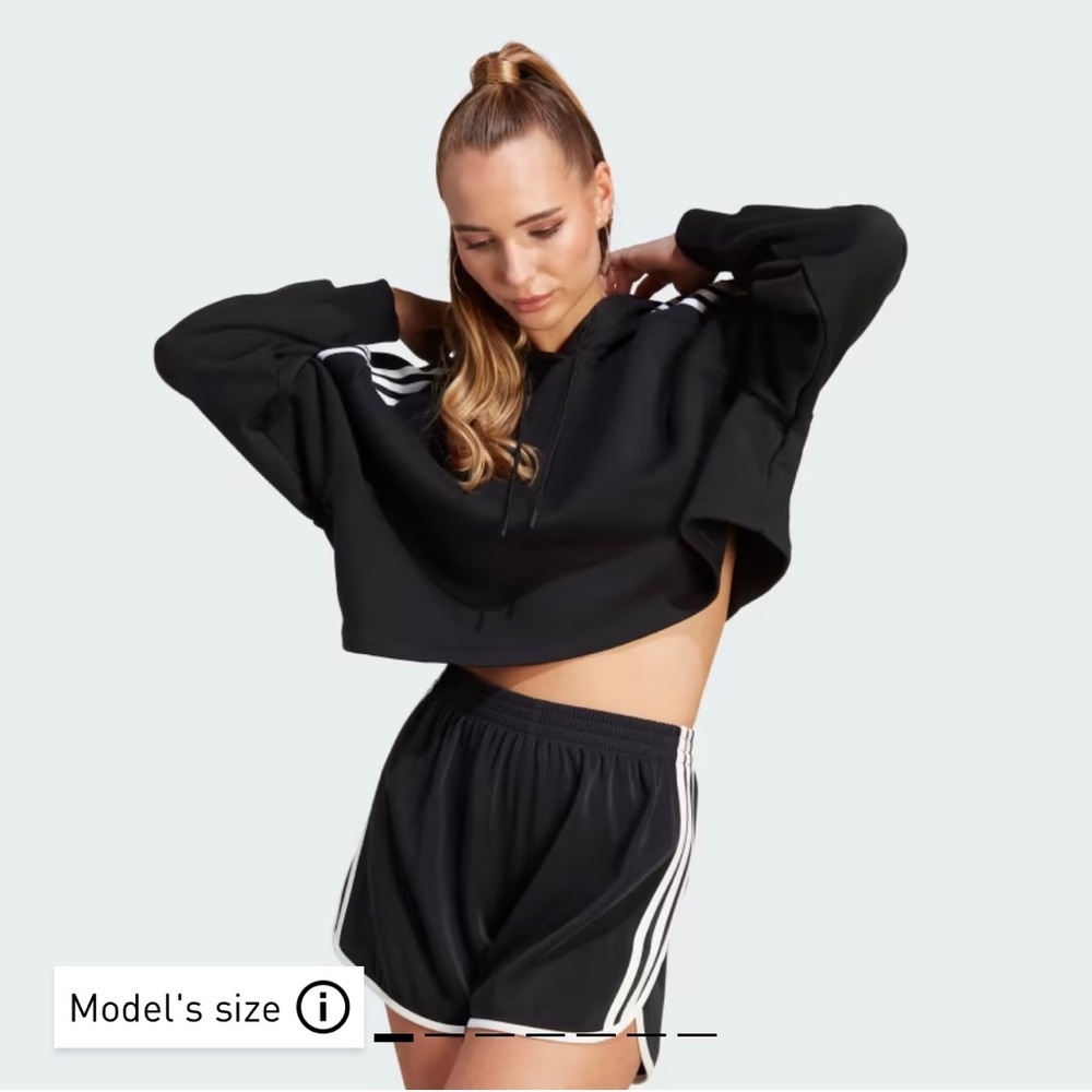 Adidas women cropped sweatshirt
